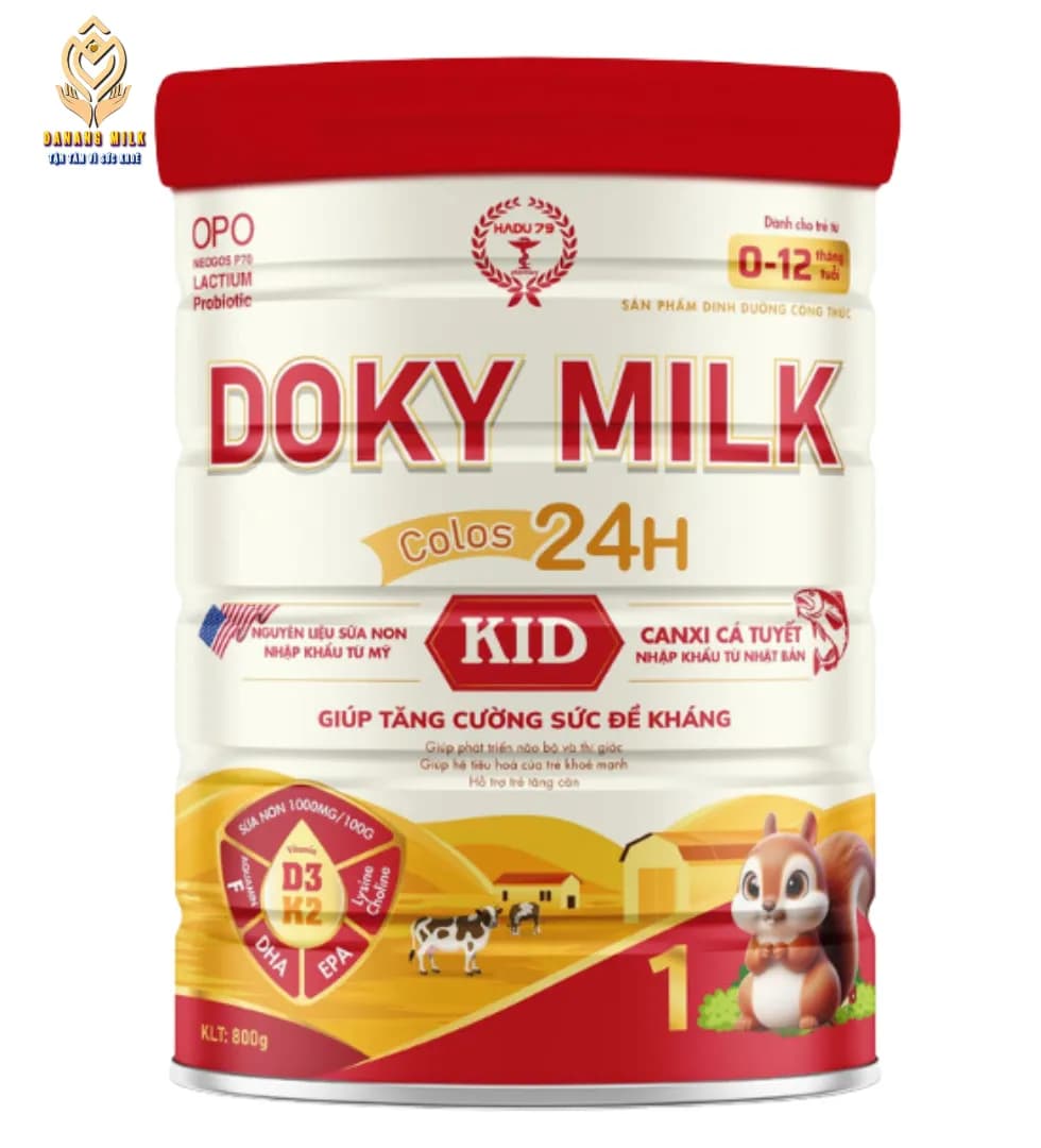 Doky milk kid từ 0 đến 12 tháng tuổi