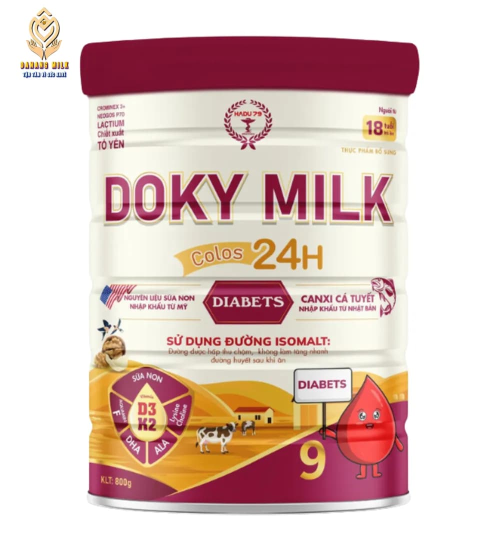 Doky milk Diabets chế độ ăn đặc biệt