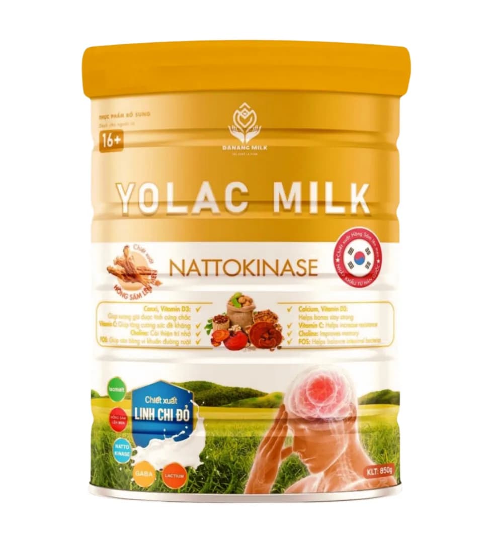 Yolac milk Nattokinat chế độ ăn đặc biệt