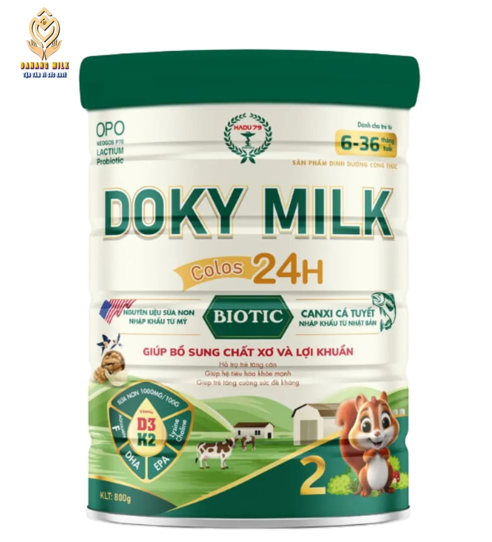 Doky milk Biotic từ 6 đến 36 tháng tuổi