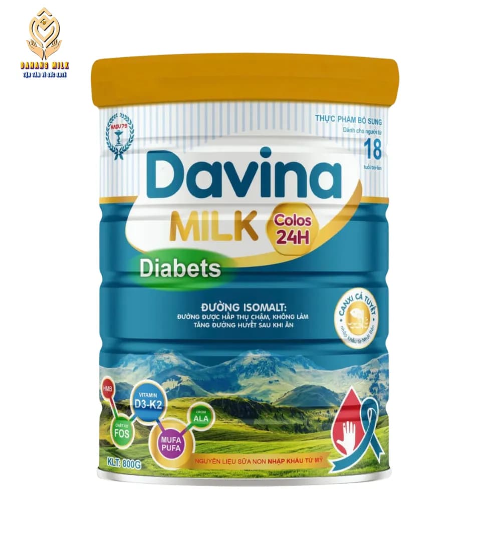 Davina milk Diabets chế độ ăn đặc biệt